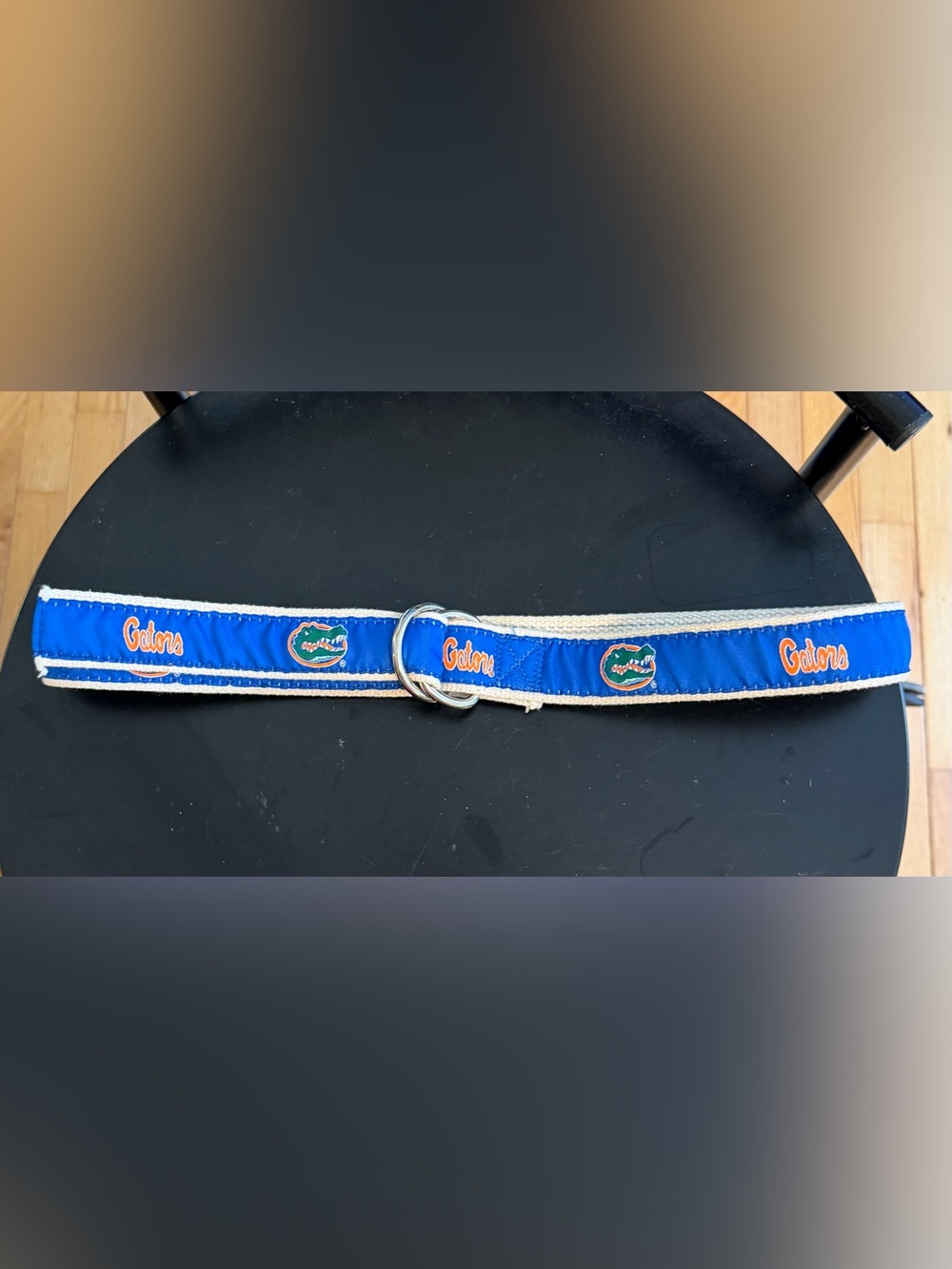 University of Florida Gators Blue Collegiate Fabric D-Ring Belt